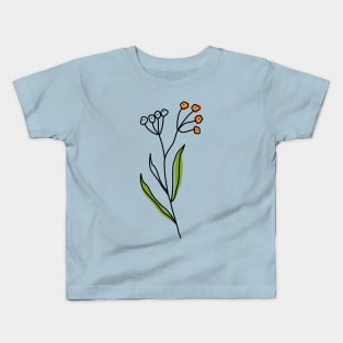Simple cute leaf & flower 2 Kids T-Shirt